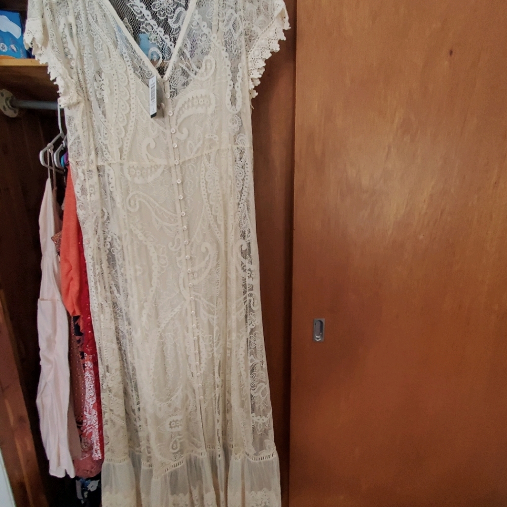Long short sleeve dress